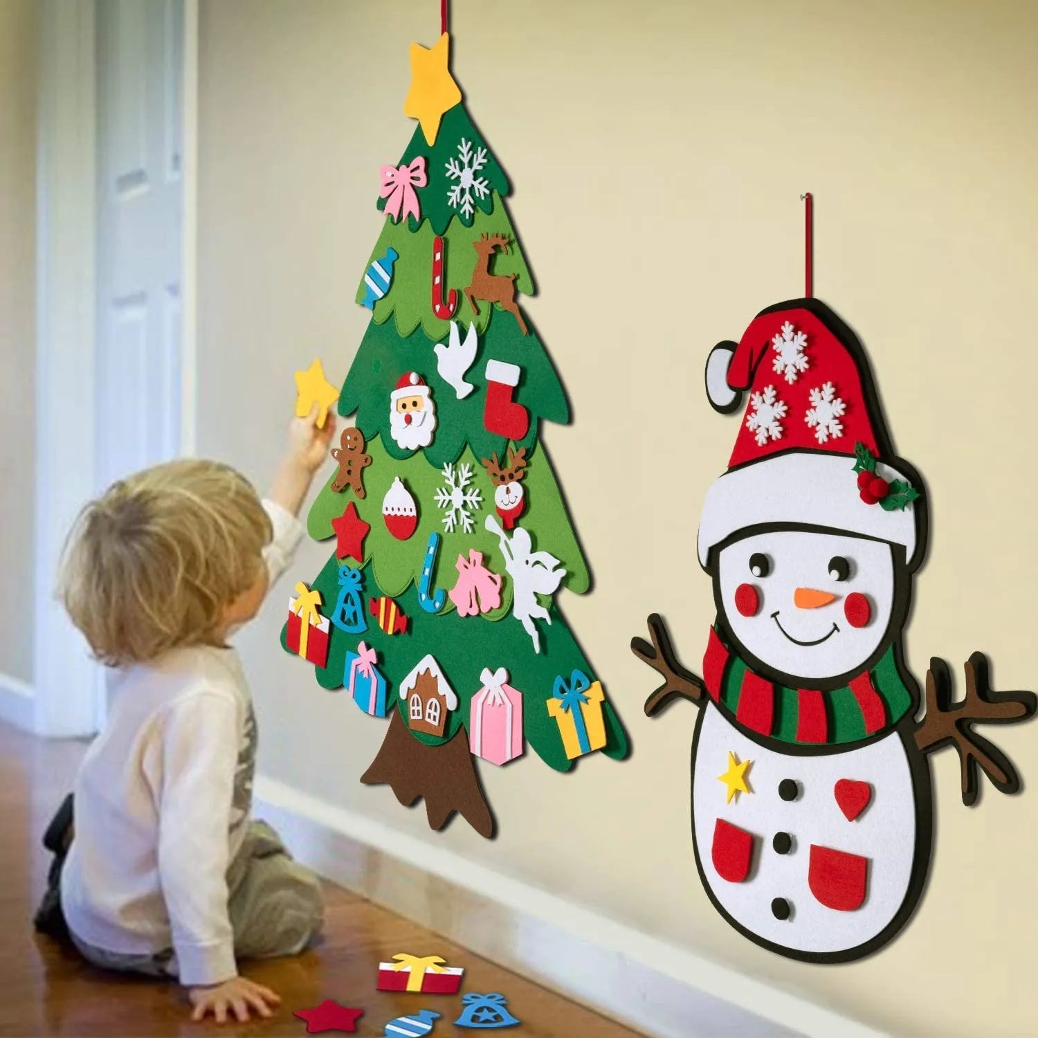 🎄DIY Felt Christmas Tree Set🎁 Last Day 50%OFF!🎁