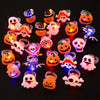 Halloween Christmas Snowman Ornaments LED Glowing Ring