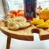 Wooden Outdoor Folding Picnic Table-With Glass Holder
