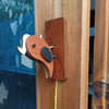 Solid Wood Handmade Woodpecker Doorbell