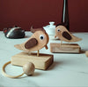 Solid Wood Handmade Woodpecker Doorbell