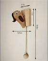 Solid Wood Handmade Woodpecker Doorbell